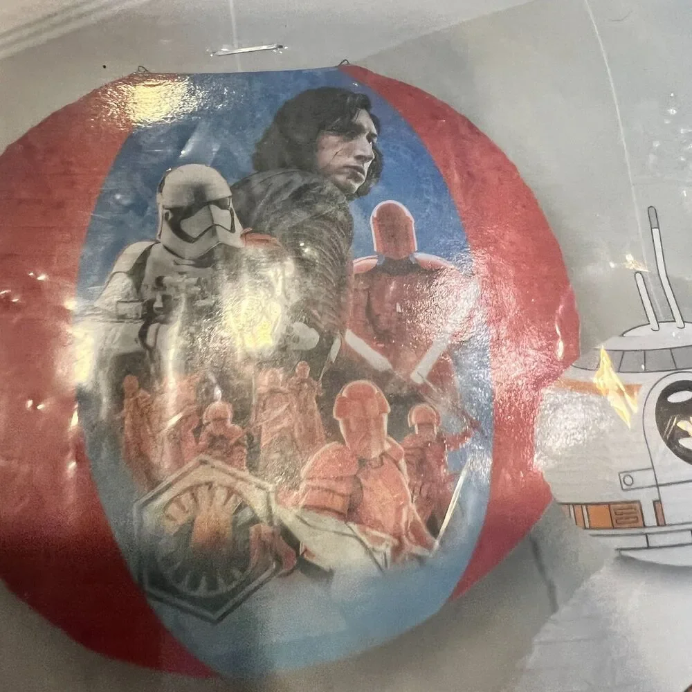 4 packs of 4 Star Wars Force Awakens Paper Lanterns Party Decorations Disney New